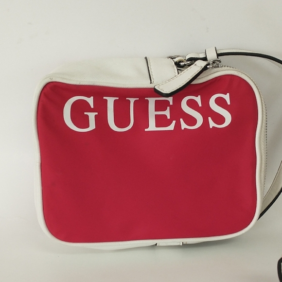 Guess White Monogram Crossbody Bag - Picture 2 of 10